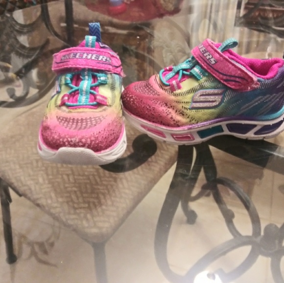 Skecher lights sz 5 Great condition - Picture 4 of 4